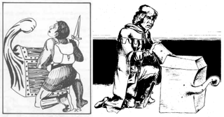 The Monster Manual’s take on mimics (left) and the revised version shown in 1983. Images via TSR.