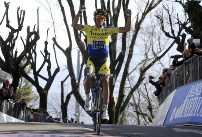 Alberto Contador (Tinkoff-Saxo) wins stage 5 of Tirreno-Adriatico