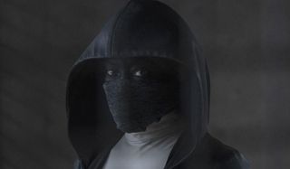 Watchmen Regina King dressed as a masked vigilante
