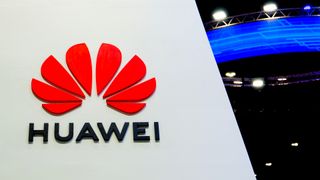 huawei logo at a conference