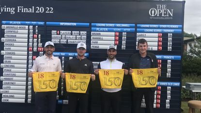 Marco Penge, Richard Mansell, Oliver Farr and Barclay Brown qualified for The 150th Open at St Andrews through Final Qualifying at Hollinwell