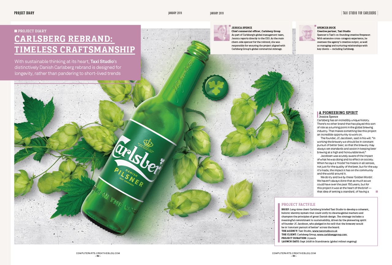 How Taxi Studio rebranded Carlsberg with a distinctively Danish design