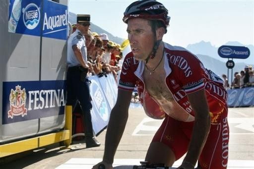 Cofidis' Cristian Moreni finishes stage 16 to face news of his positive doping control for testosterone