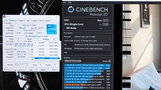 CPU-Z and Cinebench