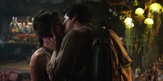 Jessica Henwick and Dylan O'Brien in Love and Monsters