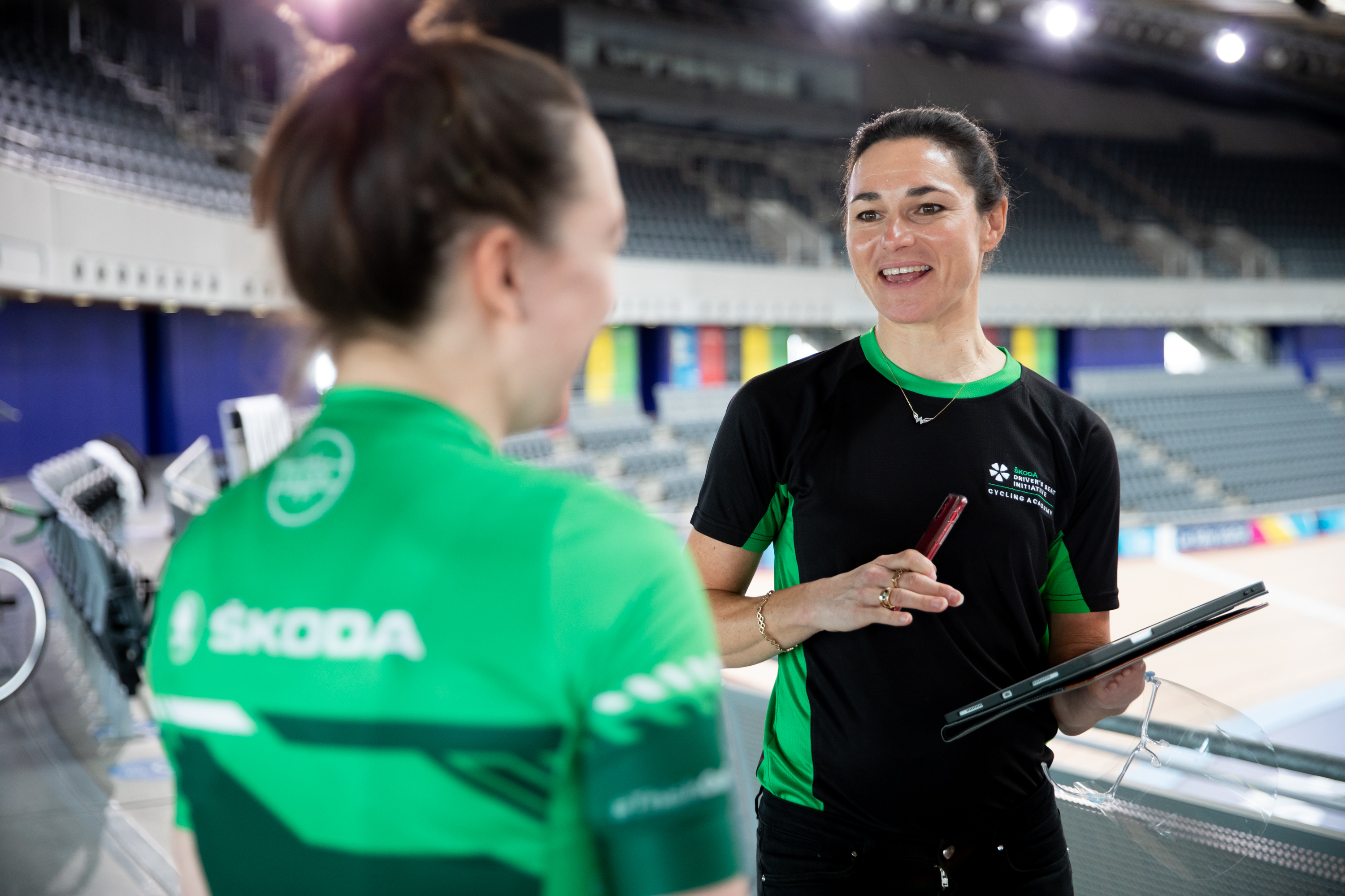 Sarah Storey at Skoda Cycling Academy