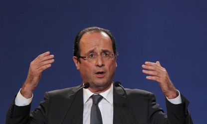 French Socialist presidential frontrunner Francois Hollande wants Europe to quit focusing so heavily on the austerity measures championed by Nicolas Sarkozy and Angela Merkel.