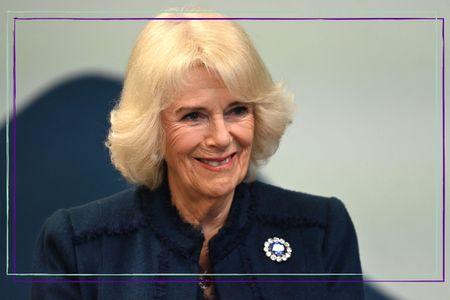 A close up of Camilla smiling