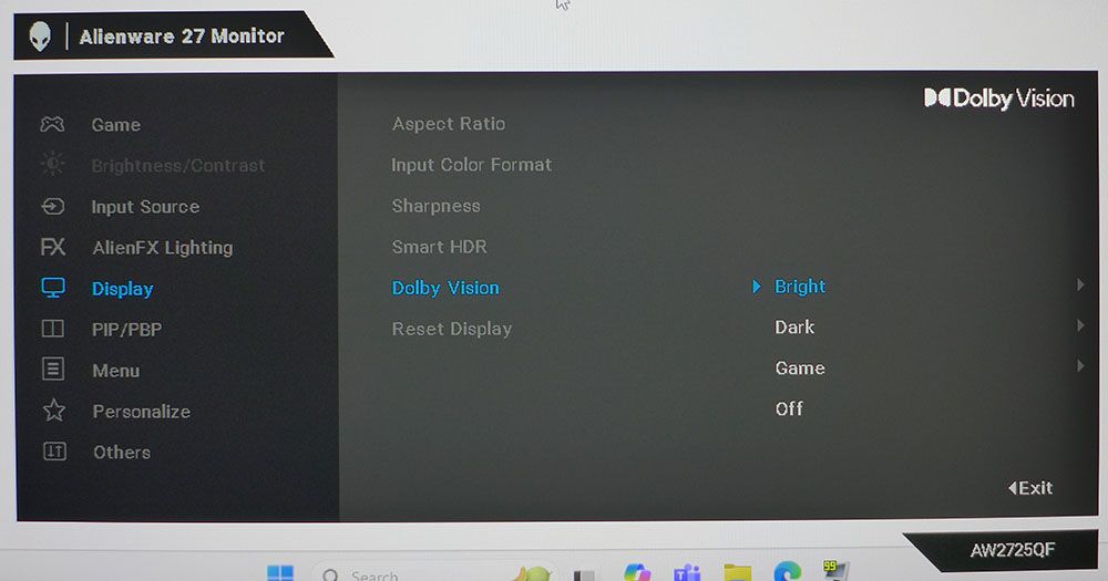 Alienware AW2725QF