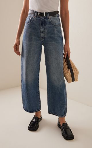 DL1961 Taylor Rigid High-Rise Barrel Jeans