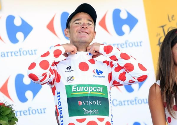 In addition to winning stage 10, Thomas Voeckler (Europcar) now leads the mountains classification.