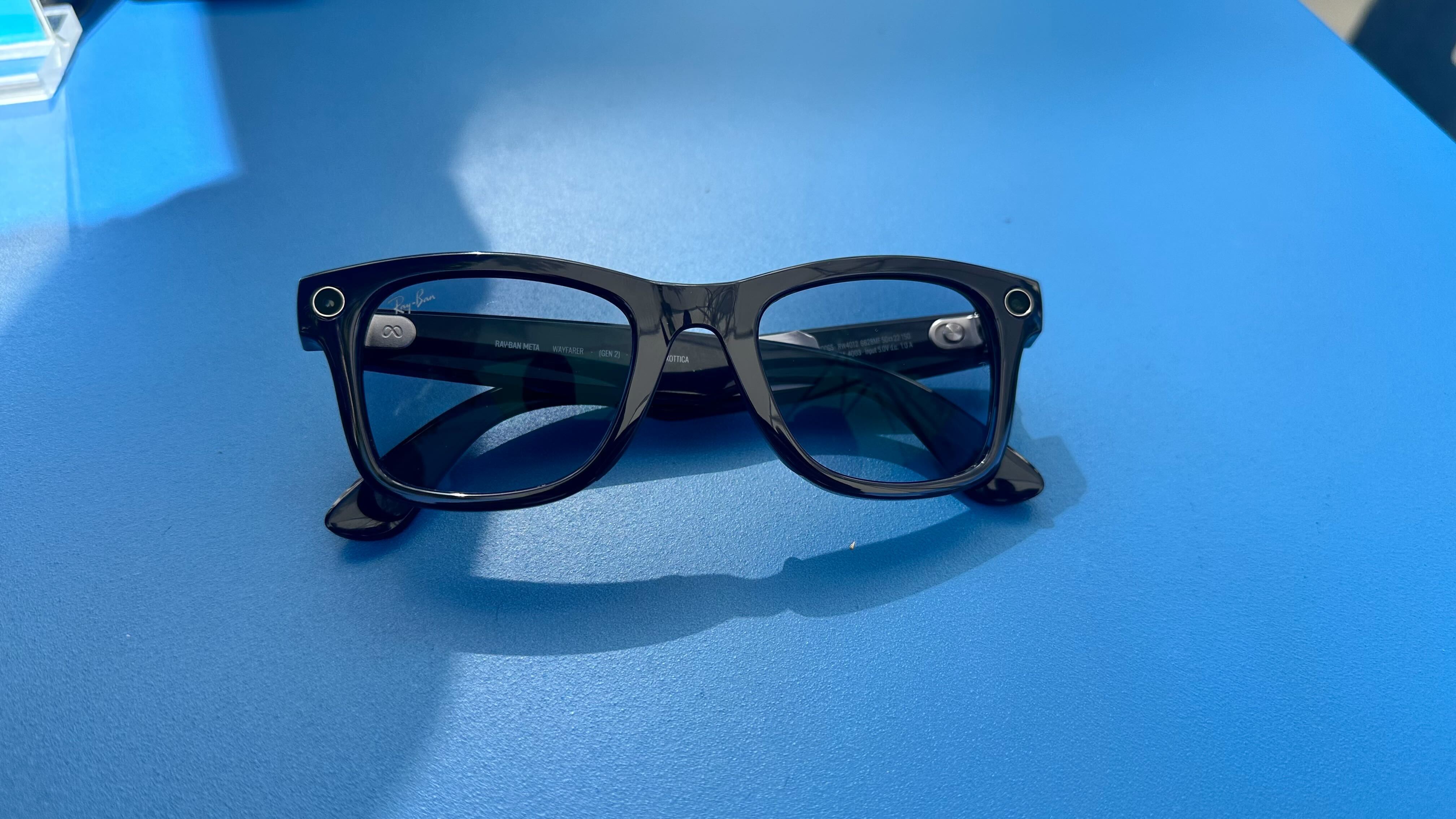 Ray-Ban Meta (Gen 2) review unit on a table