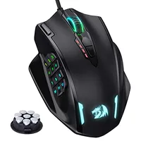 Redragon Redragon M908 Wired Mmo Rgb Gaming Mouse 12400 Dpi Remapping Keys