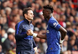 Chelsea boss Frank Lampard confirmed Tammy Abraham (right) was