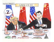 Political cartoon