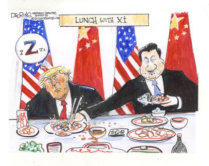 Political cartoon