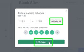 how to block a website in chrome - schedule