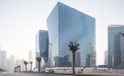 Zaha Hadid Architects’ Opus Dubai completes glass exterior