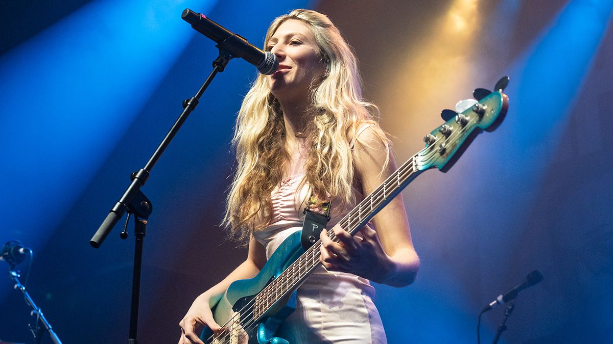 Blu DeTiger performs at KOKO on January 26, 2024 in London, England