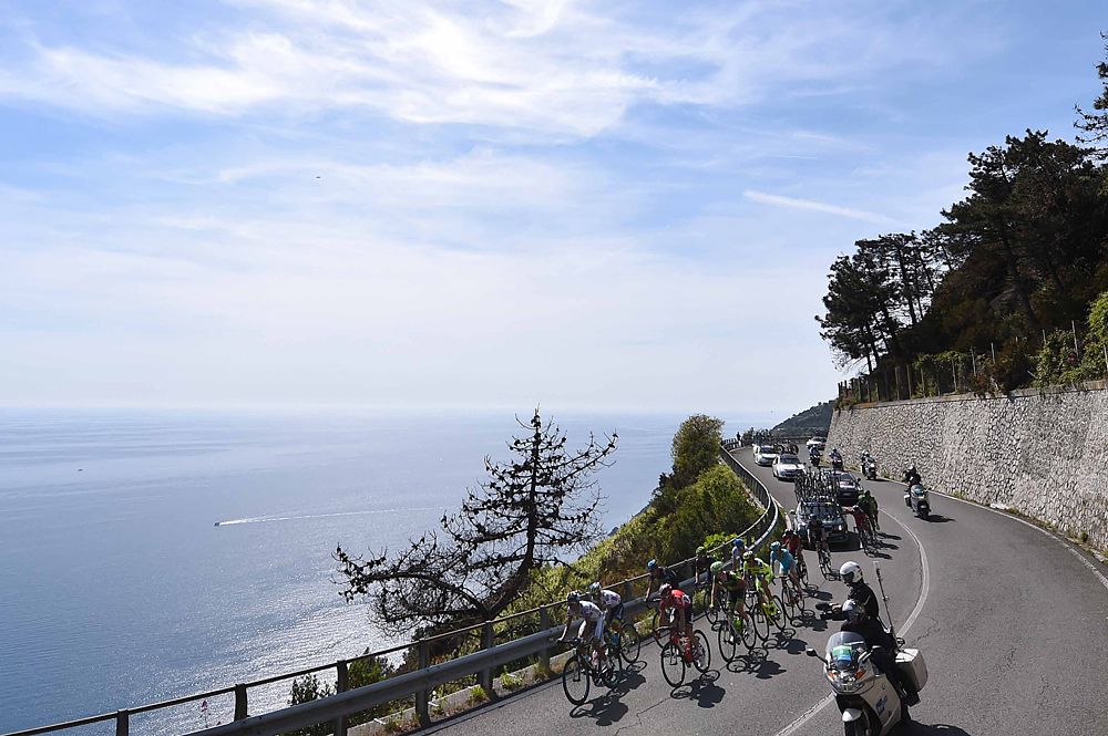 The breakaway during stage 4 at the Giro d'Italia