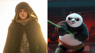 Paul in Dune Part Two and Po in Kung Fu Panda 4