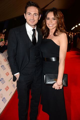 Frank Lampard And Fiancé Christine Bleakley At The National Television Awards, 2014