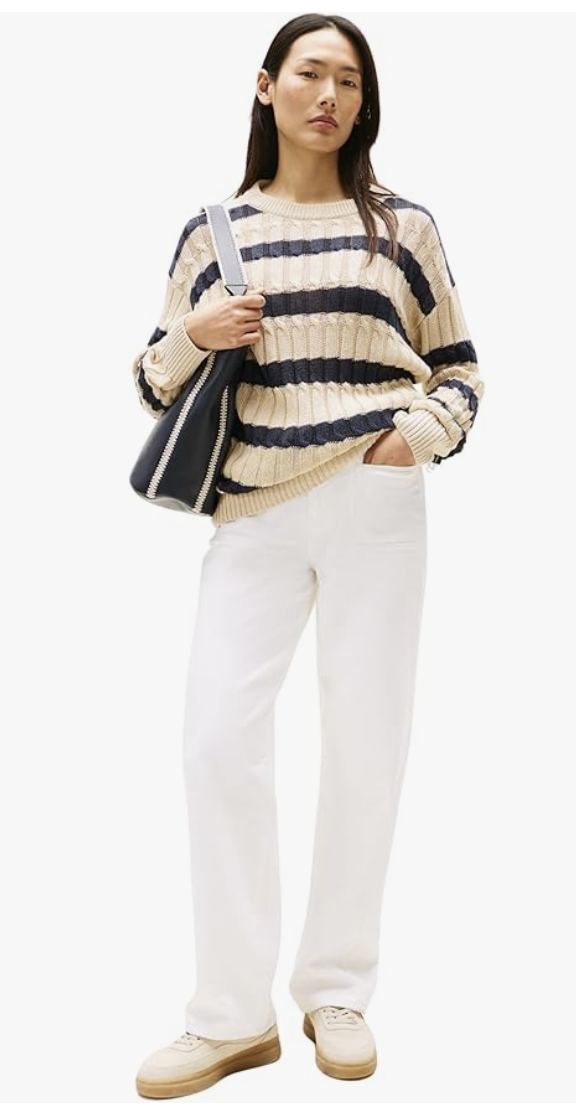 Tommy Hilfiger, Relaxed Straight Fit High Rise Jeans