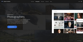website builders for photographers: Adobe Portfolio