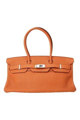 Birkin Shoulder Leather Handbag