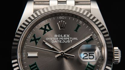 A Rolex luxury watch