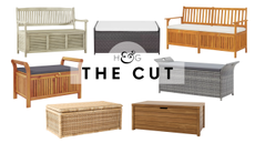 outdoor storage benches