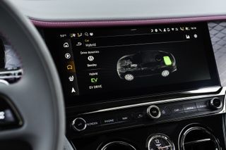 The in-dash display can be rotated around