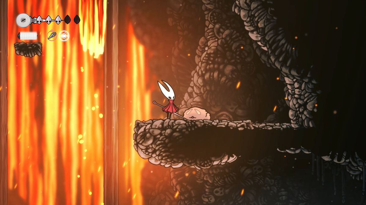 Hollow Knight: Silksong fleas - Deep Docks flea