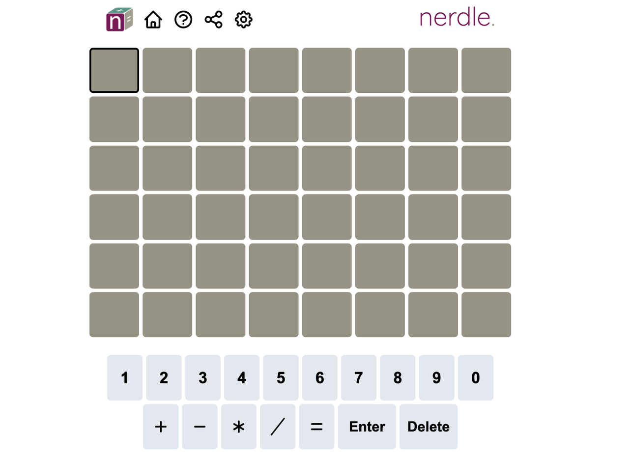 Nerdle