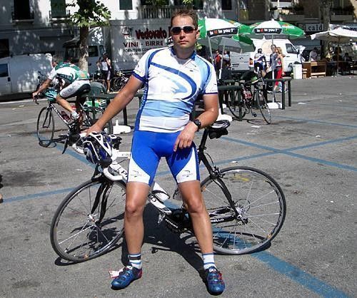 You just can't help standing like this when you have a Pinarello...