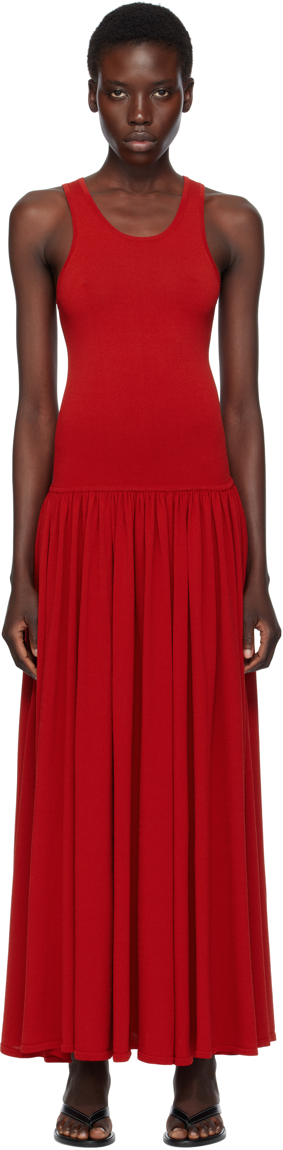Red Jada Maxi Dress