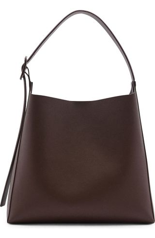 Faux Leather Shopper