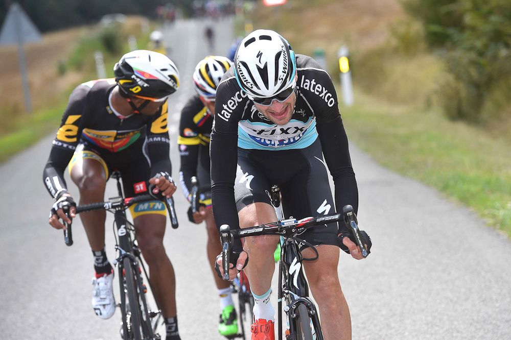 Pieter Serry tries an escape