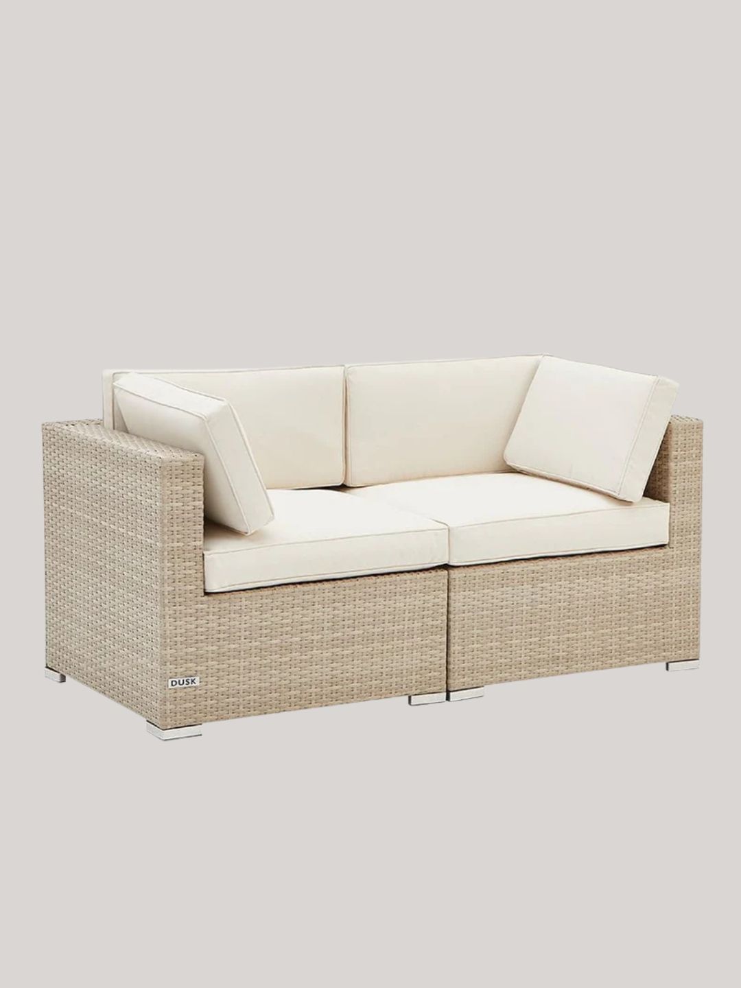 DUSK, Lisbon 2 Seater Garden Sofa - Natural