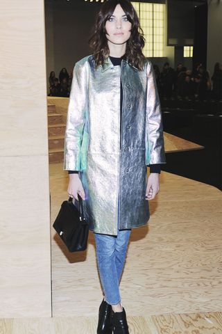 Alexa Chung At New York Fashion Week AW14