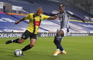 Cedric Kipre (right) is keen to keep impressing when he gets his chance for West Brom.