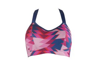 Pour Moi Energy Empower U/W Lightly Padded Convertible Sports Bra - Navy/Pink