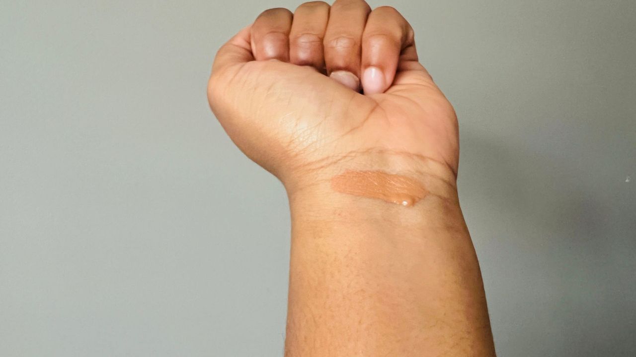 L.A. Girl HD Pro Concealer swatch on person's wrist, for the best drugstore concealers.