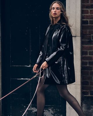 Collection Barn Jacket™ in Patent Faux Leather