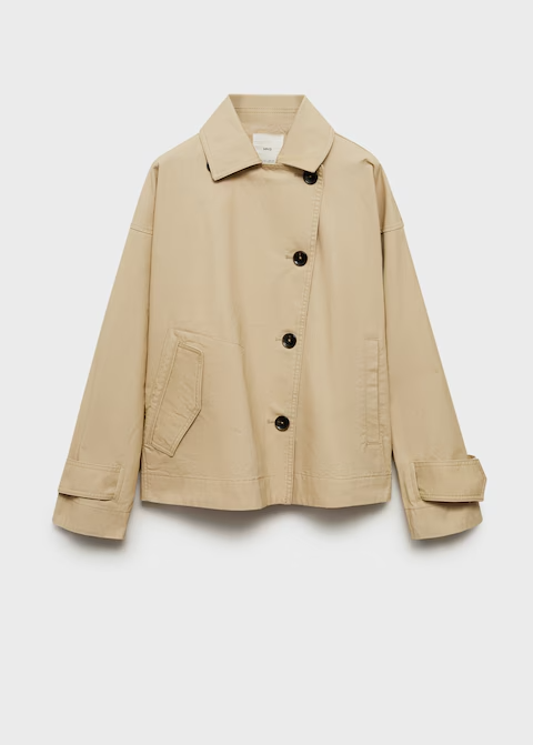 Mango Oversized Cotton Parka