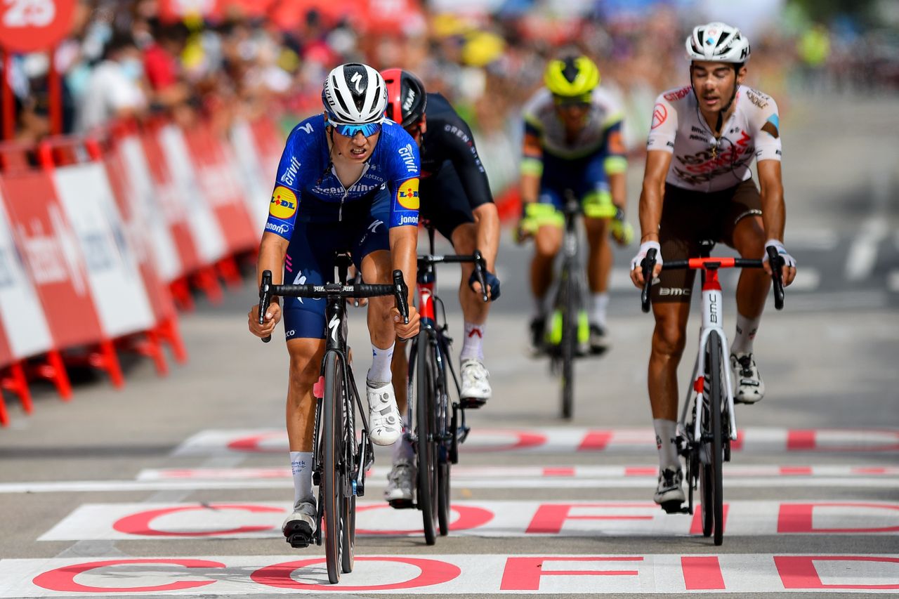 Vuelta Espana 2021 76th Edition 10th stage Roquetas de Mar Rincon de la Victoria 189 km 24082021 Mauri Vansevenant BEL Deceuninck QuickStep photo Dario BelingheriBettiniPhoto2021