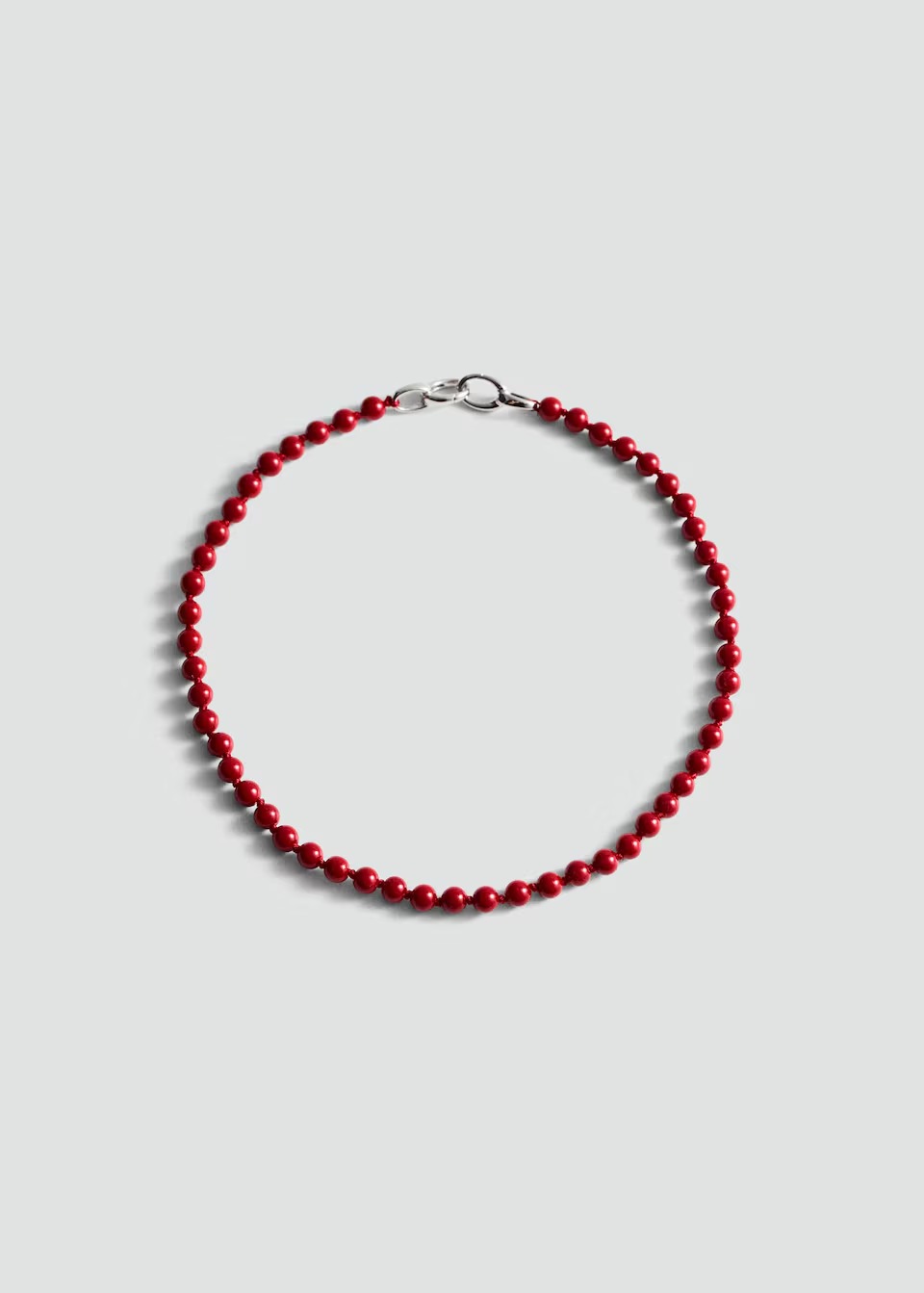 Mango, Chain Necklace With Crystal Beads