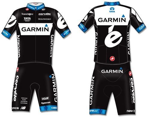 Garmin-Cervelo's new 2011 racing team kit