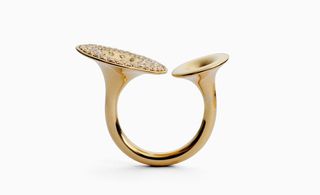 'Double Trumpet' ring
