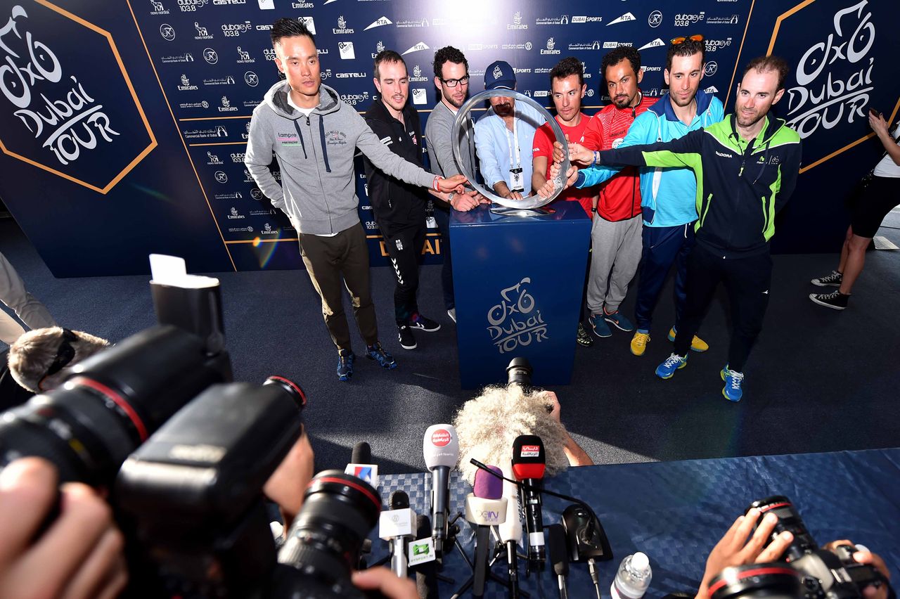 The top riders of the Dubai Tour